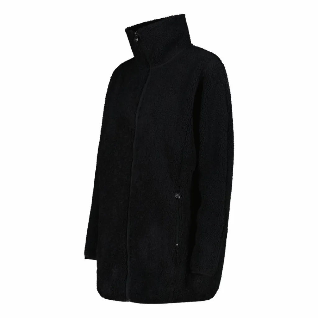 Damen-Sweatshirt mit Reißverschluss aus Teddyfleece>CMP Outlet