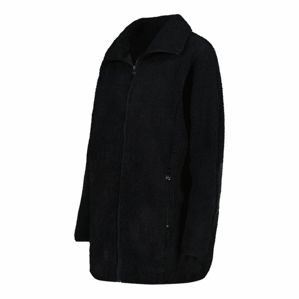 Damen-Sweatshirt mit Reißverschluss aus Teddyfleece>CMP Outlet