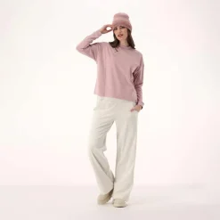 Damen-Sweatshirt mit Rundhalsausschnitt><noscript><img width=