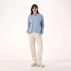 Damen-Sweatshirt mit Rundhalsausschnitt><noscript><img width=