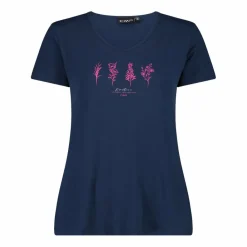 Damen-T-Shirt aus Funktionsgewebe mit Print vorne>CMP Hot