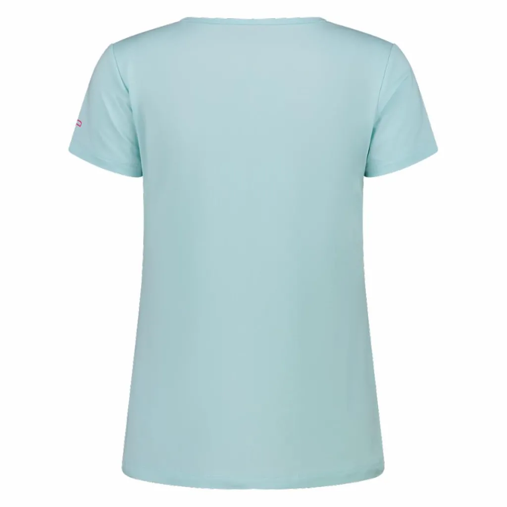Damen-T-Shirt aus Funktionsgewebe mit Print vorne>CMP Hot