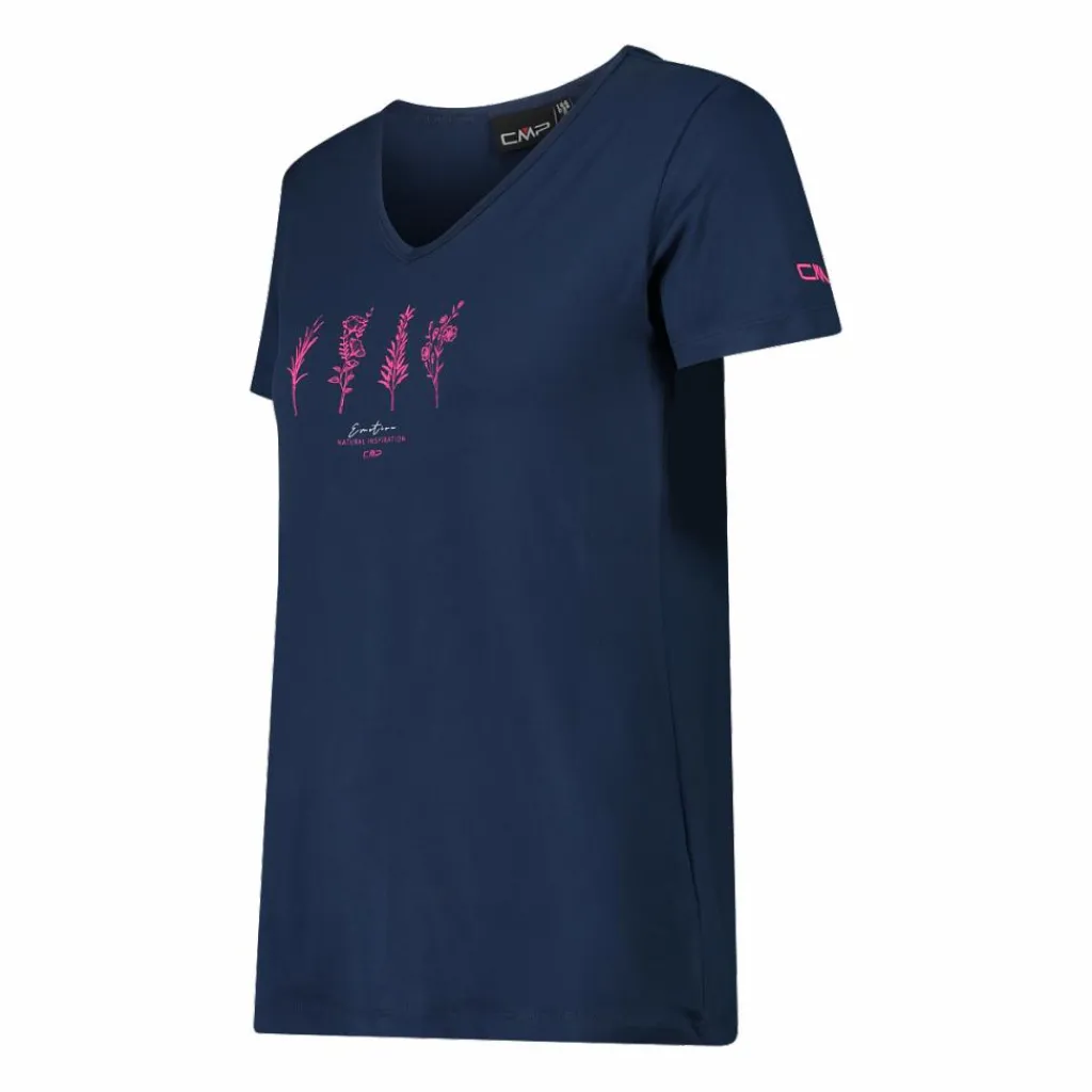 Damen-T-Shirt aus Funktionsgewebe mit Print vorne>CMP Hot