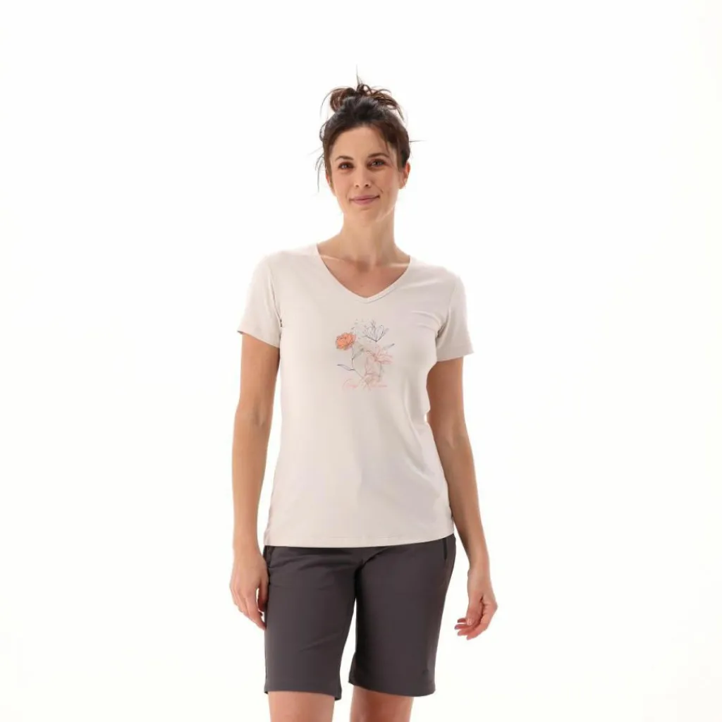 Damen-T-Shirt aus Funktionsgewebe mit Print vorne>CMP Hot