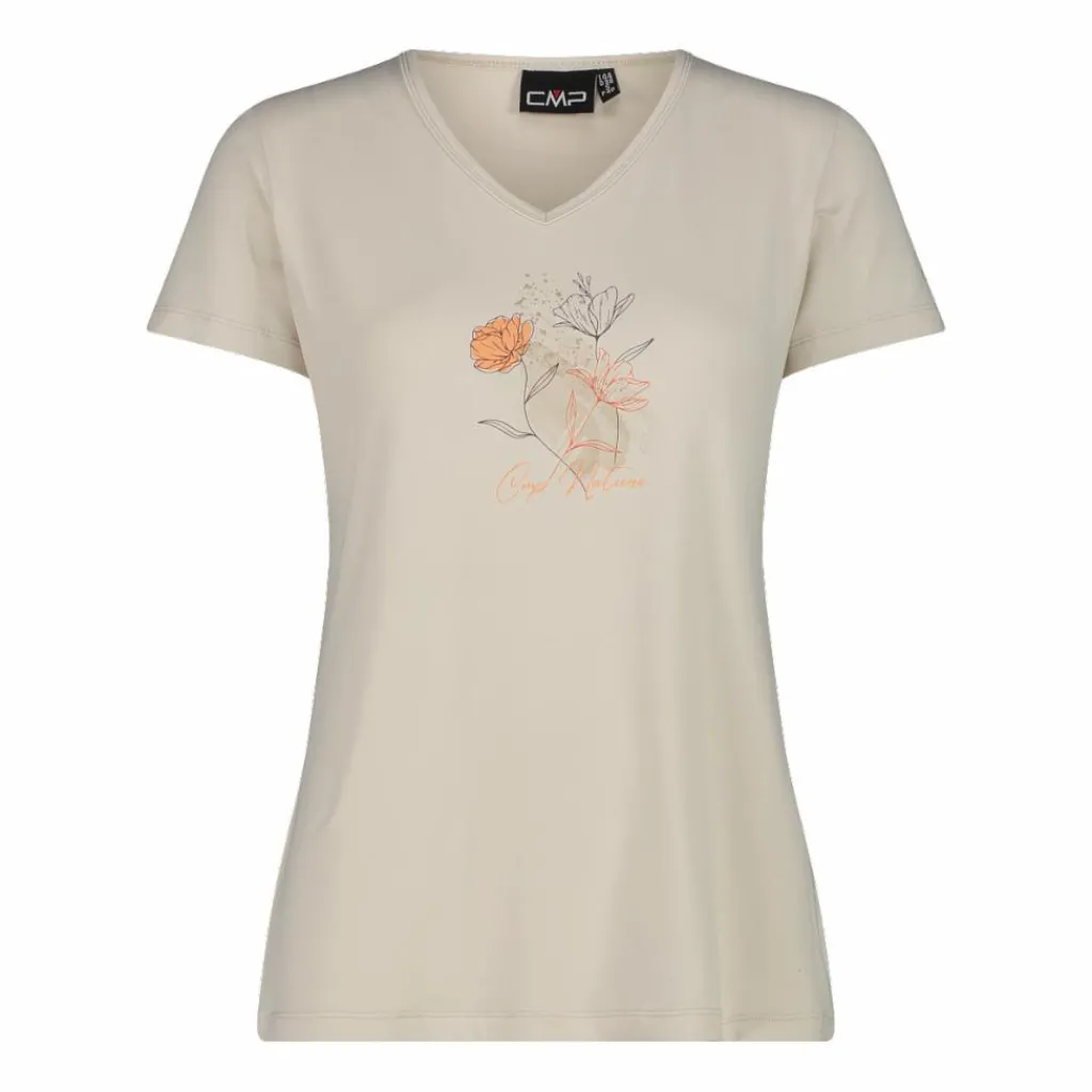 Damen-T-Shirt aus Funktionsgewebe mit Print vorne>CMP Hot