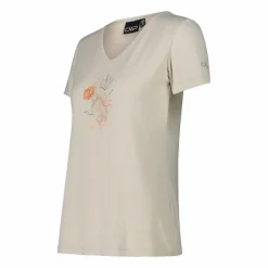 Damen-T-Shirt aus Funktionsgewebe mit Print vorne><noscript><img width=
