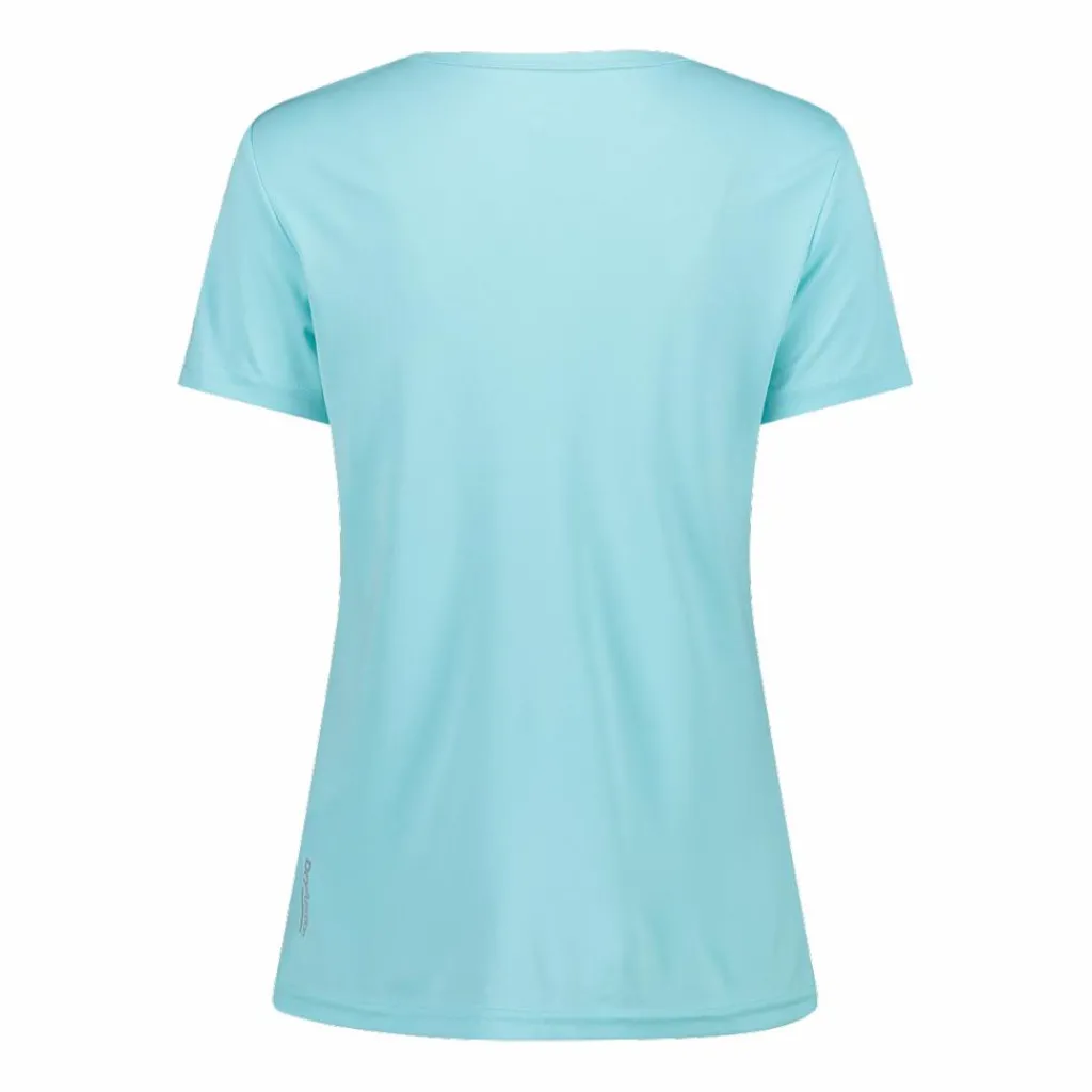 Damen-T-Shirt aus Piqué mit Print vorne>CMP New