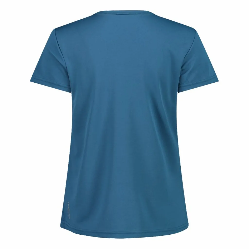 Damen-T-Shirt aus Piqué mit Print vorne>CMP New