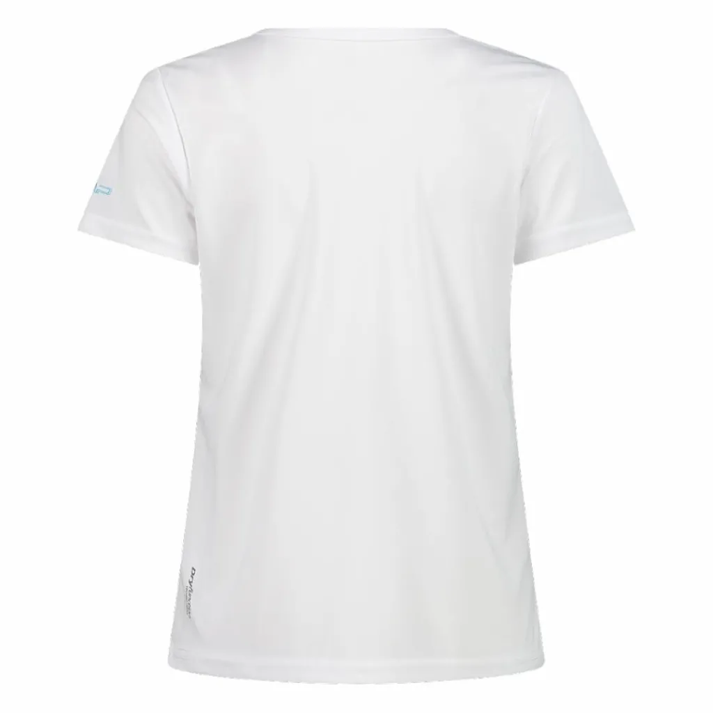 Damen-T-Shirt aus Piqué mit Print vorne>CMP New