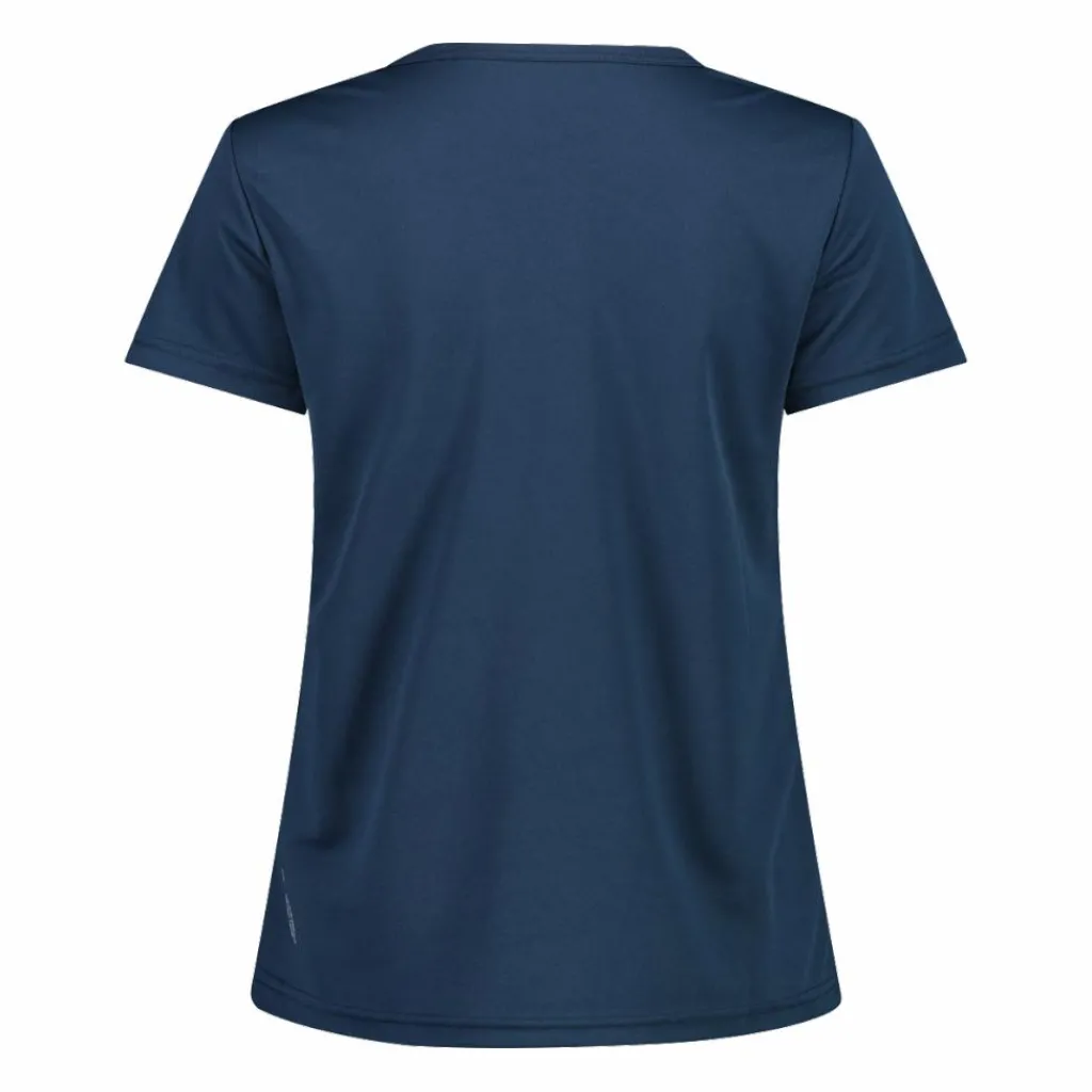Damen-T-Shirt aus Piqué mit Print vorne>CMP New