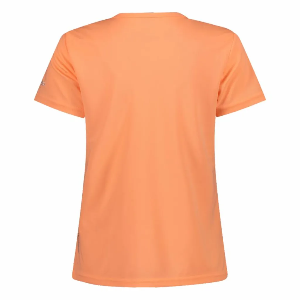 Damen-T-Shirt aus Piqué mit Print vorne>CMP New