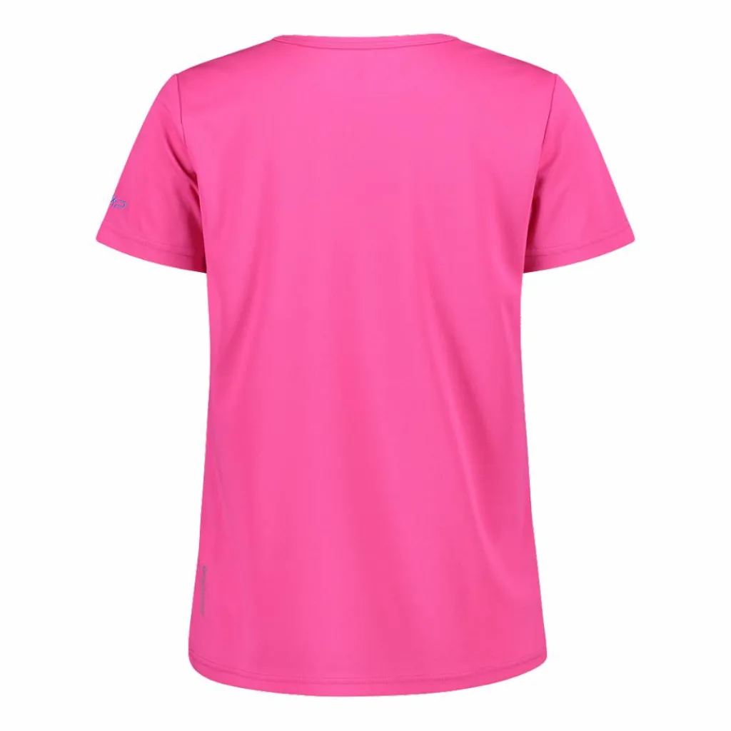 Damen-T-Shirt aus Piqué mit Print vorne>CMP New