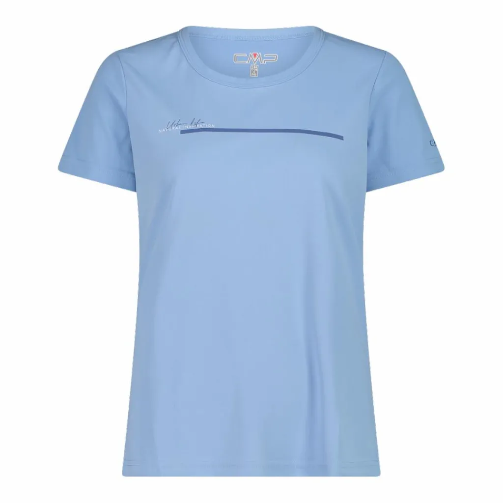 Damen-T-Shirt aus Piqué mit Print vorne>CMP New