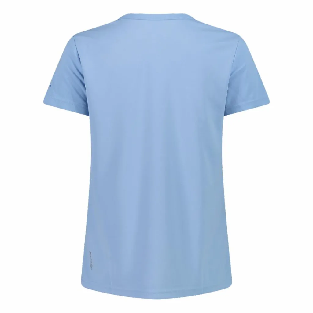 Damen-T-Shirt aus Piqué mit Print vorne>CMP New