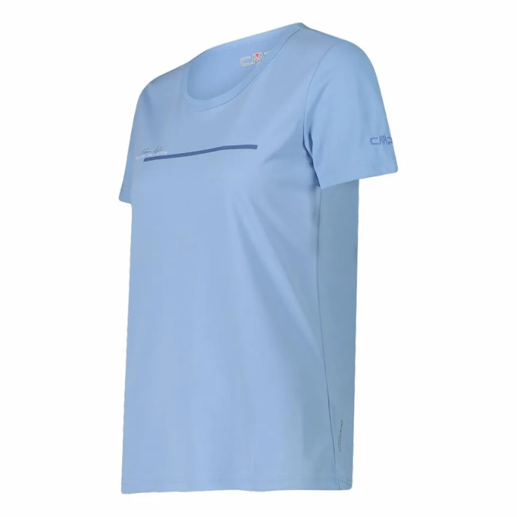 Damen-T-Shirt aus Piqué mit Print vorne>CMP New