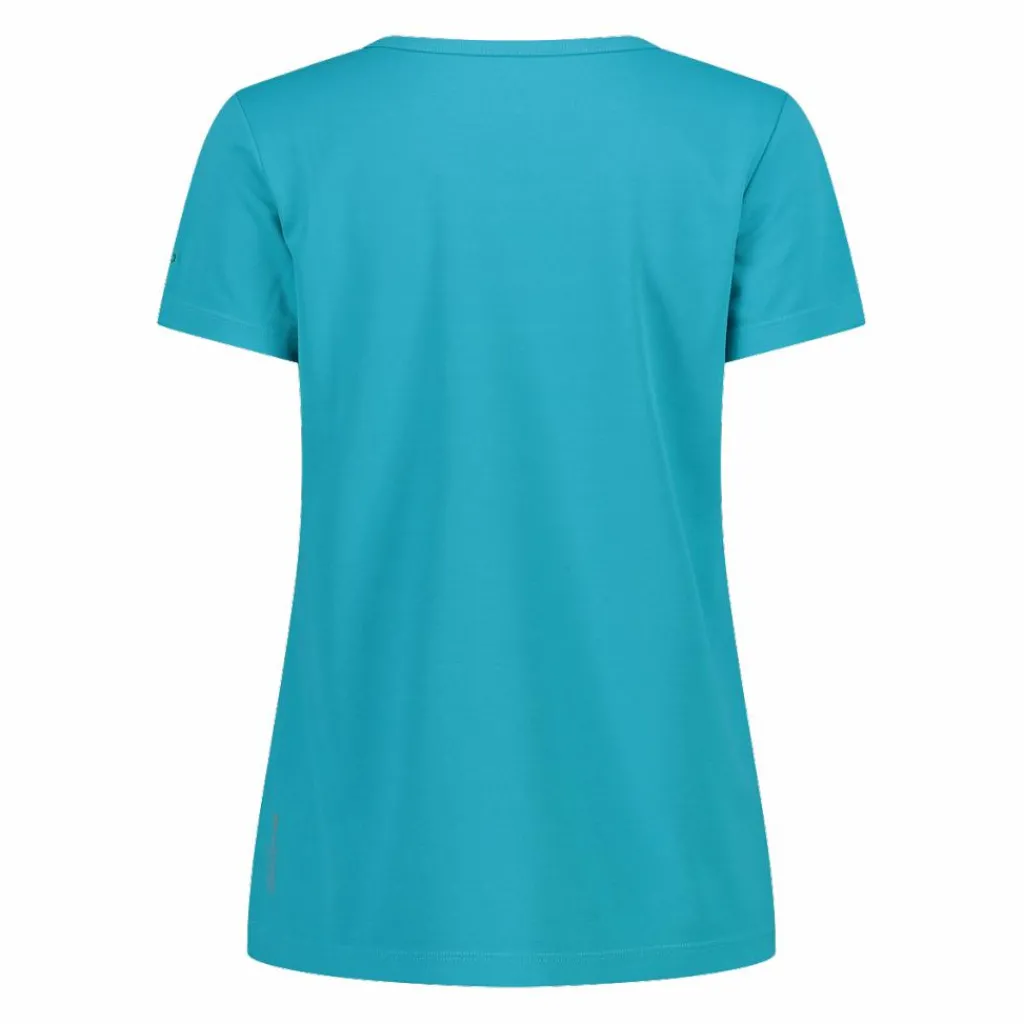 Damen-T-Shirt aus Piqué mit Print vorne>CMP New