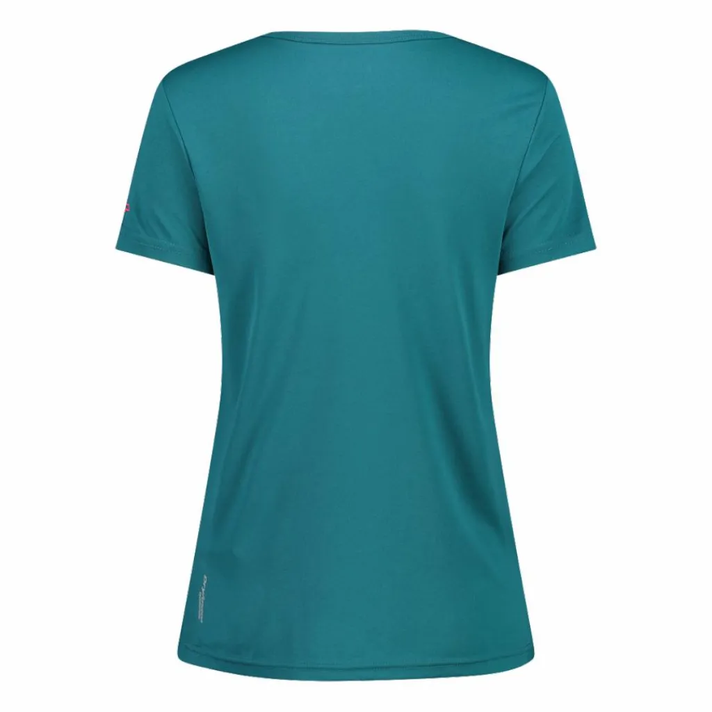 Damen-T-Shirt aus Piqué mit Print vorne>CMP New