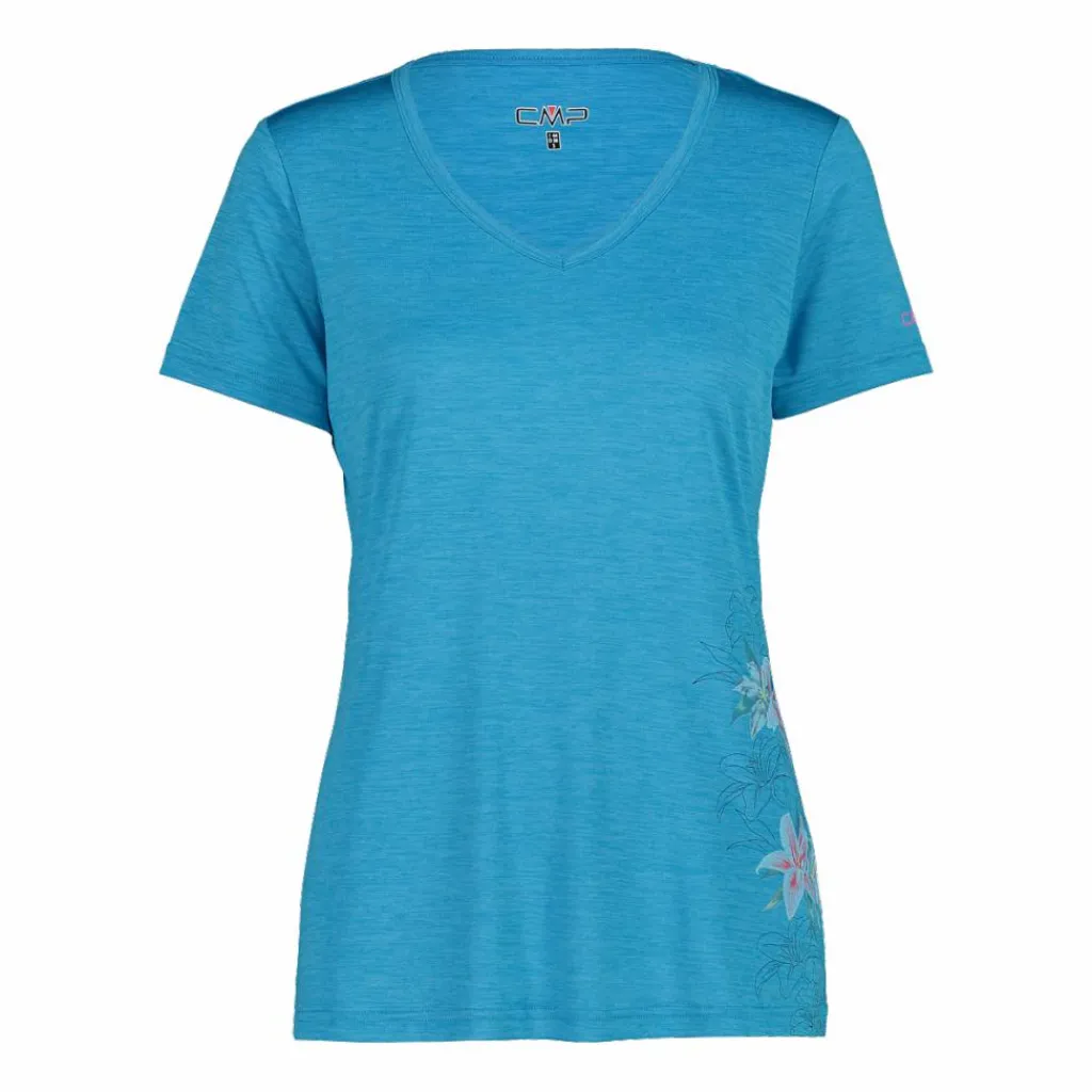 Damen-T-Shirt mit breitem Ausschnitt aus Light Jersey>CMP Online