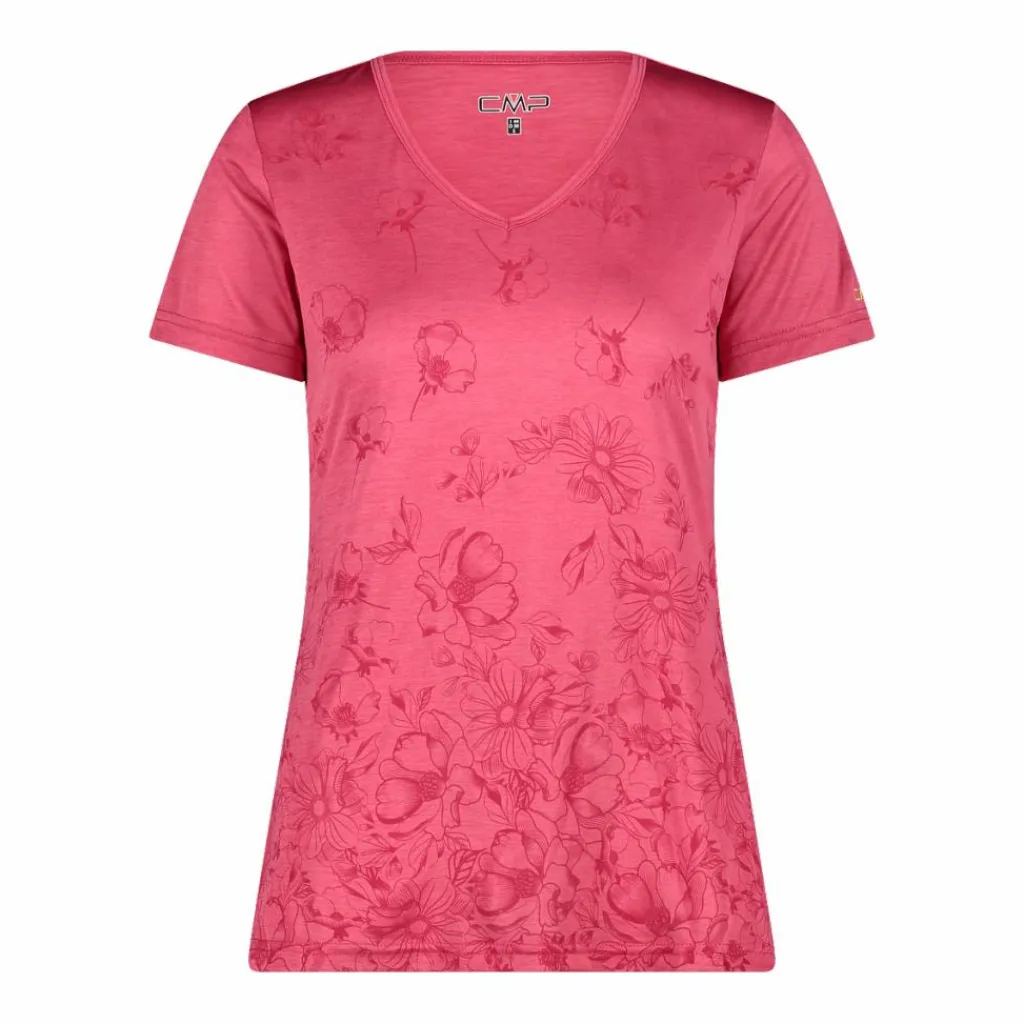 Damen-T-Shirt mit breitem Ausschnitt aus Light Jersey>CMP Online