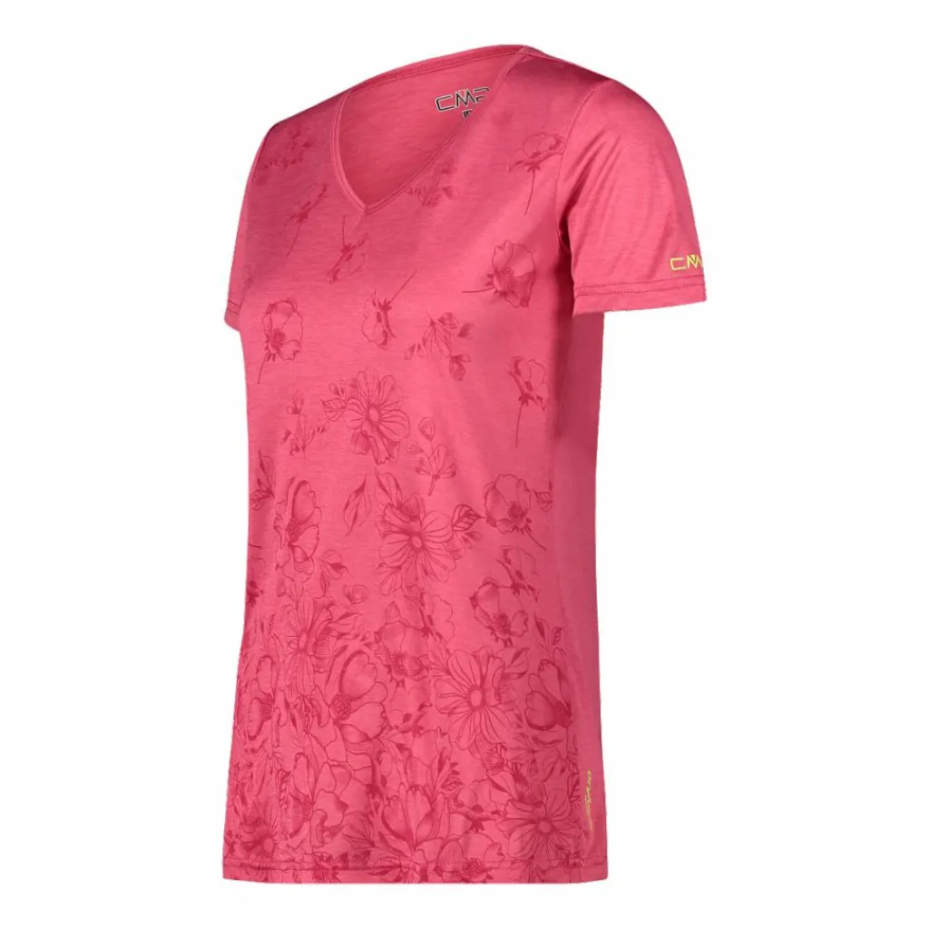 Damen-T-Shirt mit breitem Ausschnitt aus Light Jersey>CMP Online