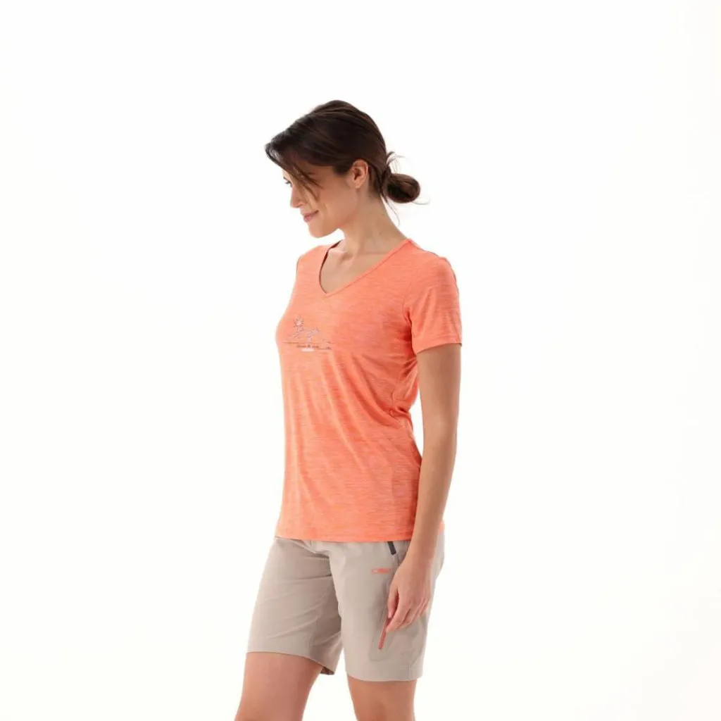 Damen-T-Shirt mit breitem Ausschnitt aus Light Jersey>CMP Online