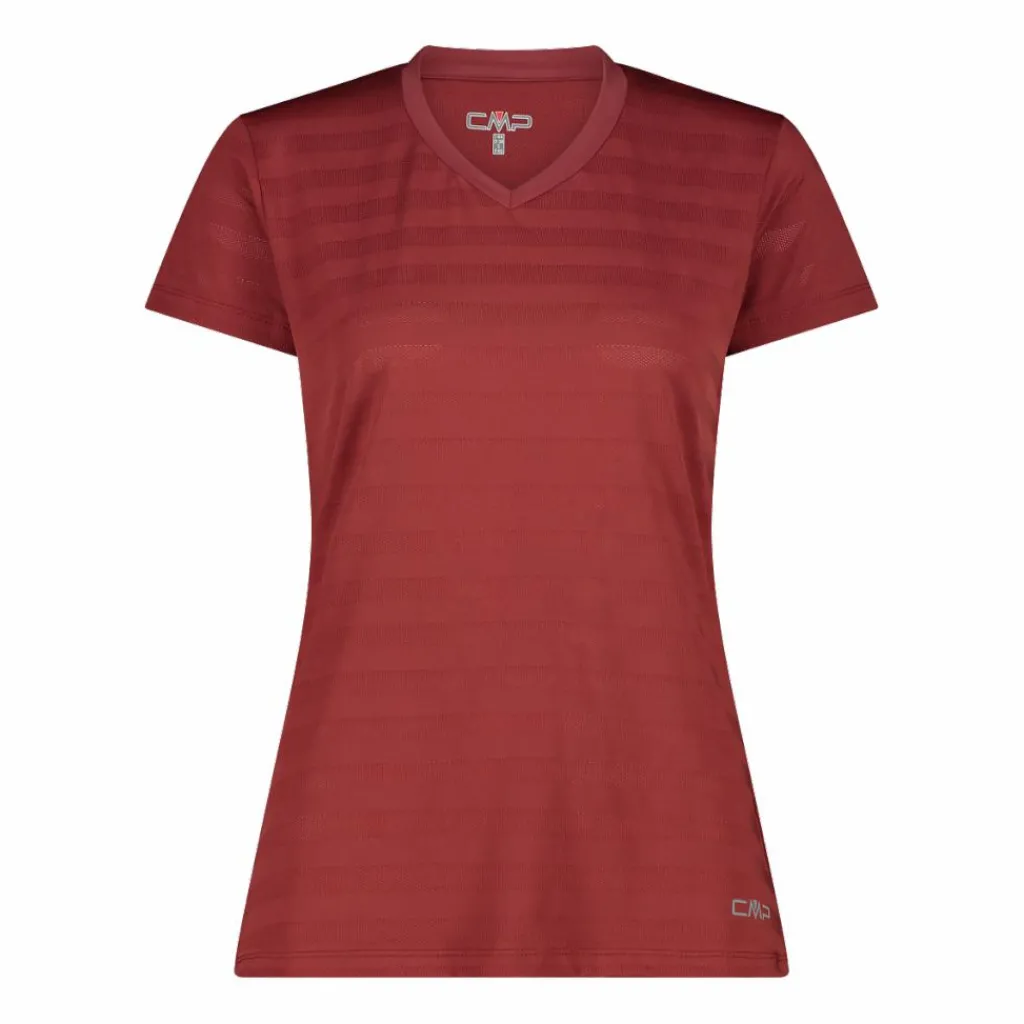 Damen-T-Shirt mit horizontalen Mesh-Einsätzen>CMP Sale