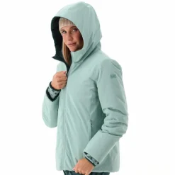 Doubleface-Jacke mit Kapuze für Damen><noscript><img width=