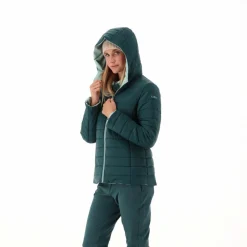 Doubleface-Jacke mit Kapuze für Damen><noscript><img width=
