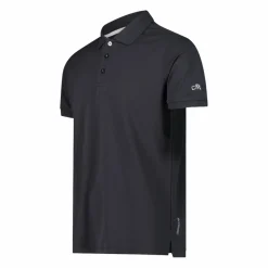 Einfarbiges Funktions-Poloshirt><noscript><img width=
