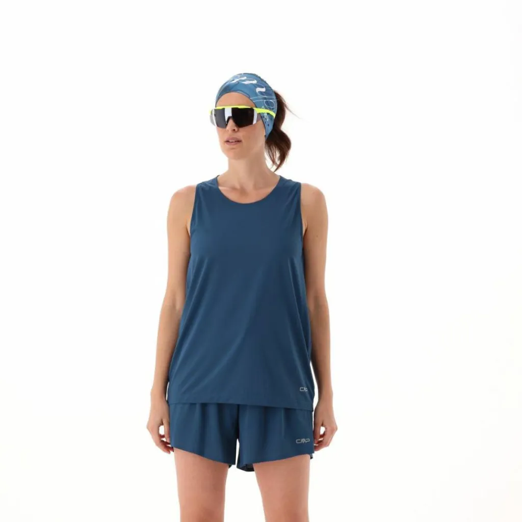Einfarbiges technisches Tanktop für Damen>CMP Best