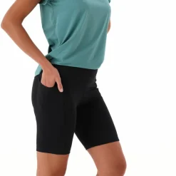 Eng anliegende kurze Tights mit Tasche für Damen><noscript><img width=