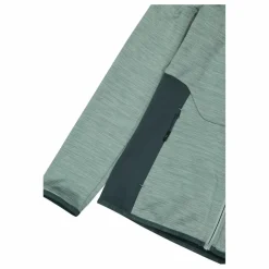 Fleece Grid Tech mit Reißverschluss für Damen meliert mit Kapuze><noscript><img width=
