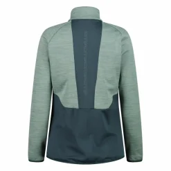 Fleece Grid Tech mit Reißverschluss für Damen meliert><noscript><img width=