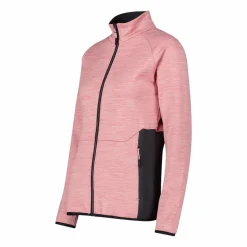 Fleece Grid Tech mit Reißverschluss für Damen meliert><noscript><img width=