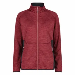 Fleece Grid Tech mit Reißverschluss für Damen meliert><noscript><img width=