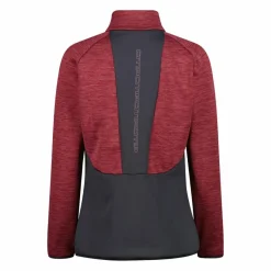 Fleece Grid Tech mit Reißverschluss für Damen meliert><noscript><img width=