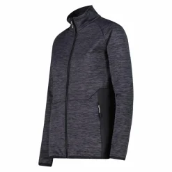 Fleece Grid Tech mit Reißverschluss für Damen meliert><noscript><img width=