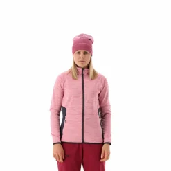 Fleece Grid Tech mit Reißverschluss für Damen meliert><noscript><img width=