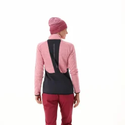 Fleece Grid Tech mit Reißverschluss für Damen meliert><noscript><img width=