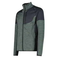 Fleece Grid Tech mit Reißverschluss für Herren meliert><noscript><img width=