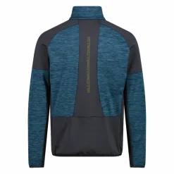 Fleece Grid Tech mit Reißverschluss für Herren meliert><noscript><img width=