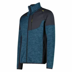 Fleece Grid Tech mit Reißverschluss für Herren meliert><noscript><img width=