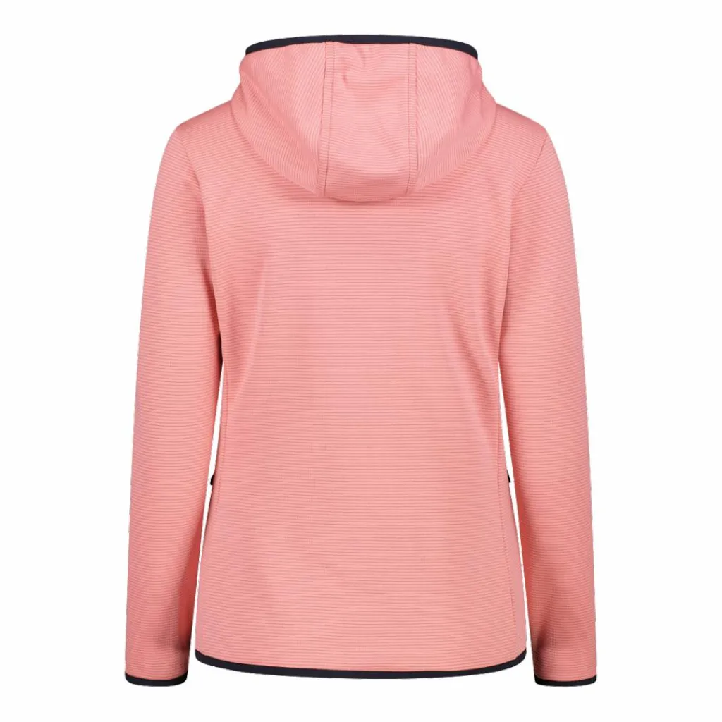 Fleece Grid Tech mit Reißverschluss und Kapuze für Damen>CMP New