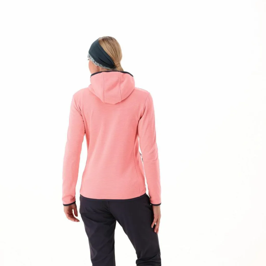 Fleece Grid Tech mit Reißverschluss und Kapuze für Damen>CMP New