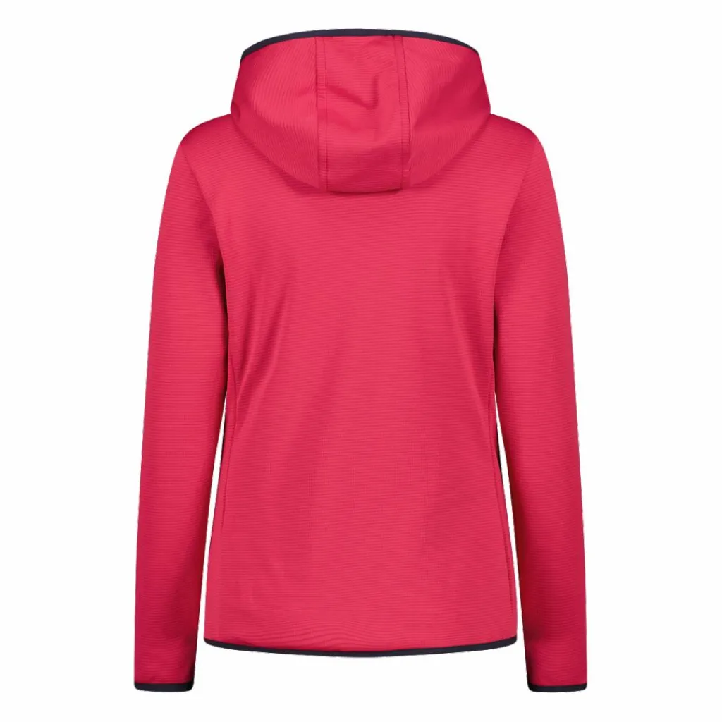 Fleece Grid Tech mit Reißverschluss und Kapuze für Damen>CMP New