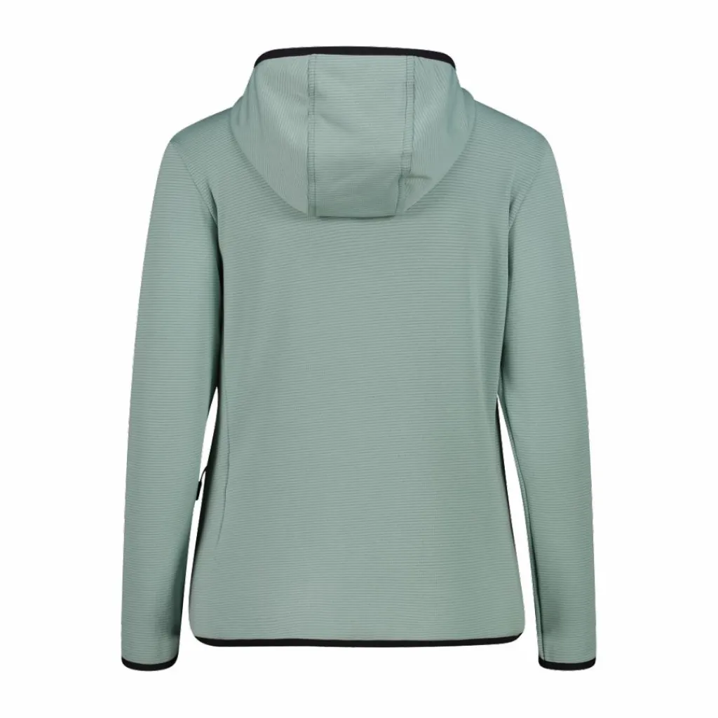 Fleece Grid Tech mit Reißverschluss und Kapuze für Damen>CMP New