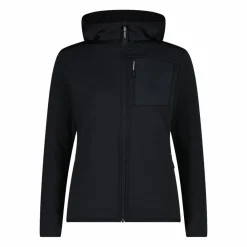 Fleece Grid Tech mit Reißverschluss und Kapuze für Damen><noscript><img width=