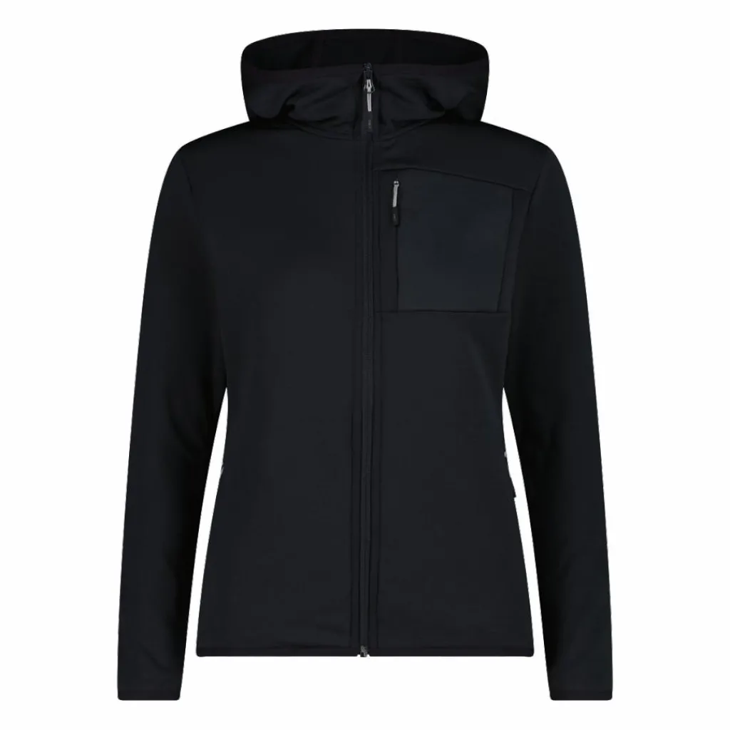 Fleece Grid Tech mit Reißverschluss und Kapuze für Damen>CMP New