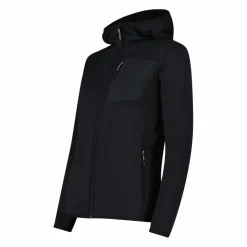Fleece Grid Tech mit Reißverschluss und Kapuze für Damen><noscript><img width=