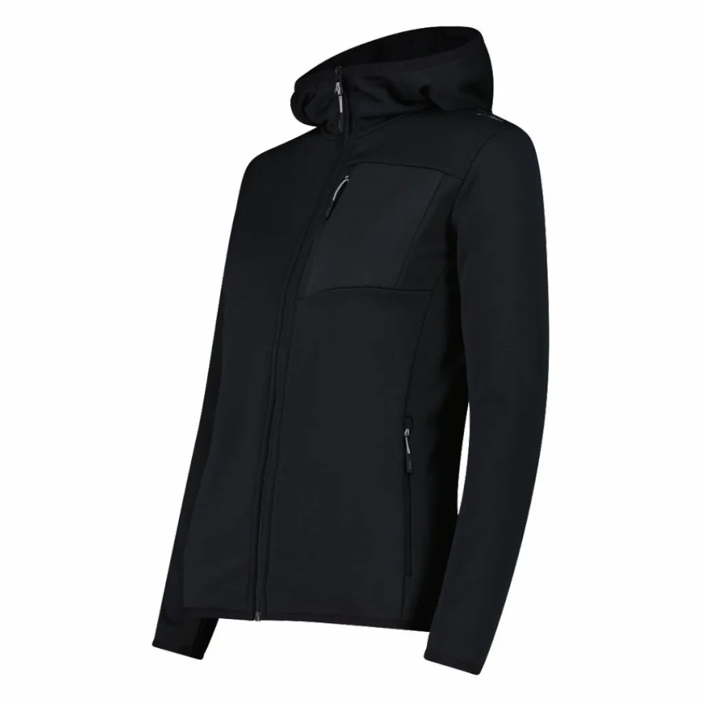Fleece Grid Tech mit Reißverschluss und Kapuze für Damen>CMP New